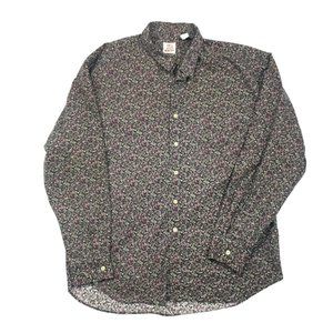 Paisley L/S Shirt Disco Club 70s Mod Hippie